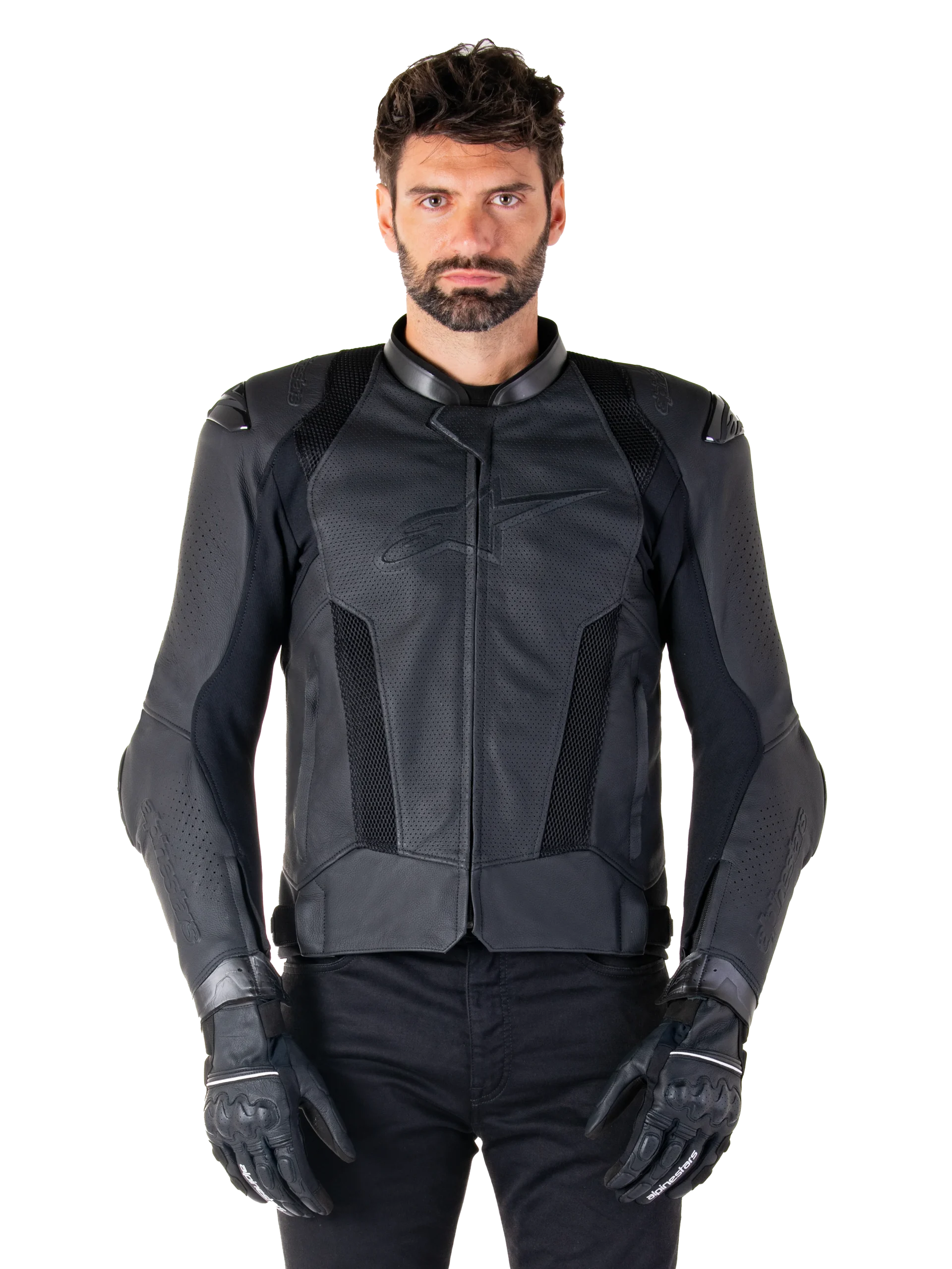 Chaqueta De Cuero Missile V3 Airflow - Imagen 2