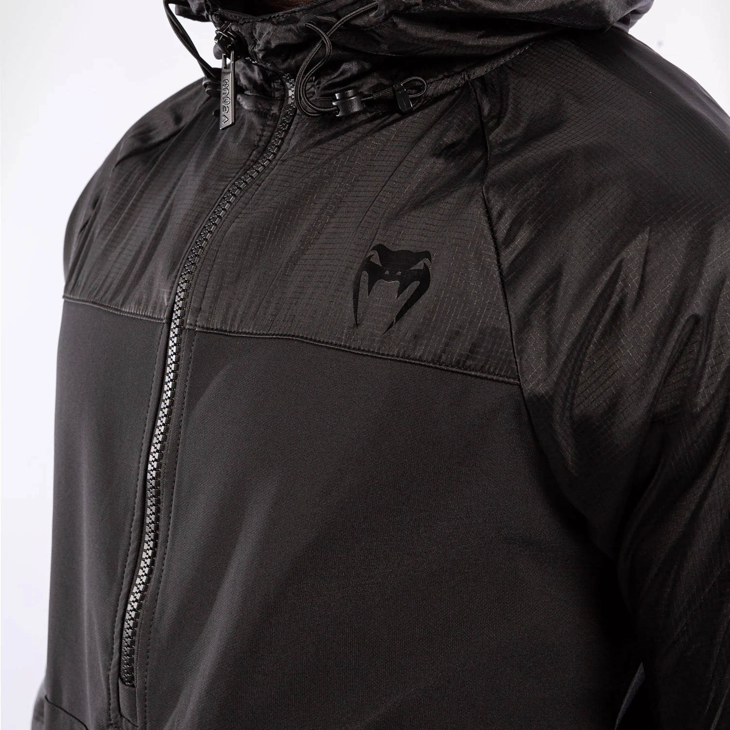 Sudadera con capucha Venum Laser XT - Negro/Negro - Imagen 5