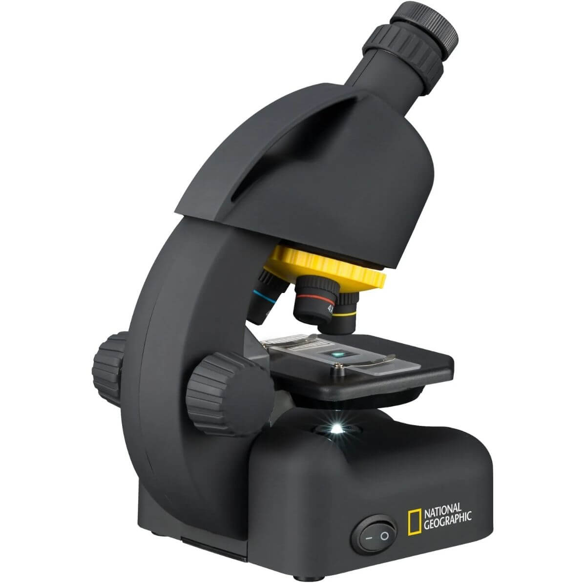 MICROSCOPIO NATIONAL GEOGRAPHIC 40-640X CON SOPORTE PARA MÓVIL – Descubre el microcosmos - Imagen 4