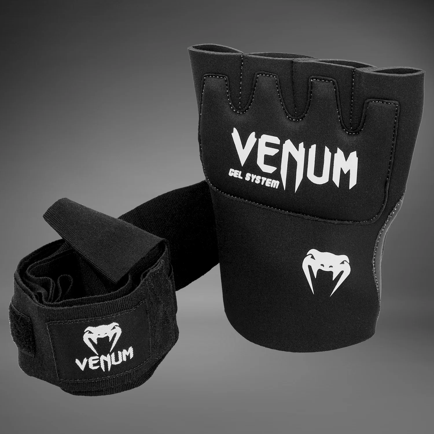 Venum Gel Kontact Guante Venda - Negro - Imagen 6