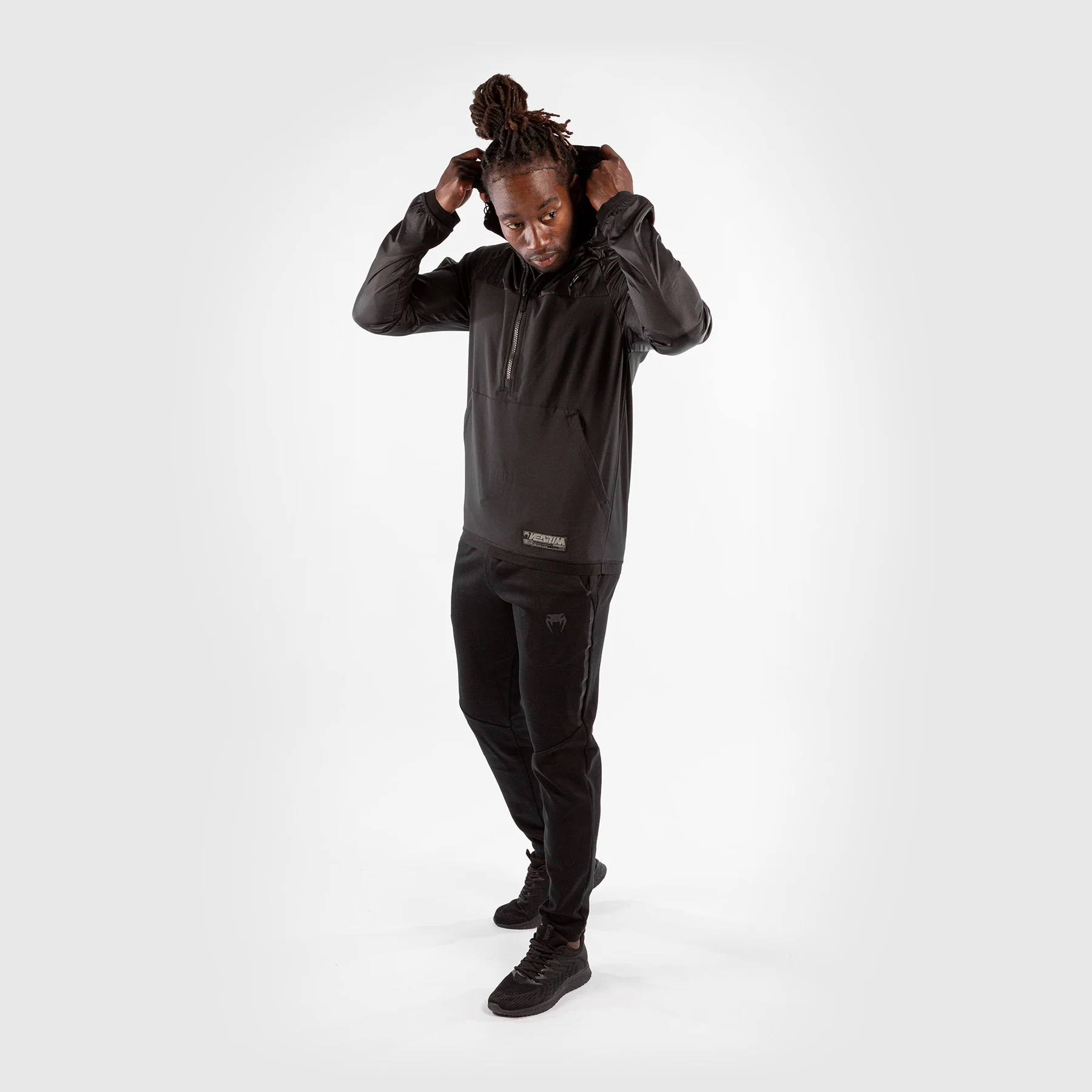 Sudadera con capucha Venum Laser XT - Negro/Negro